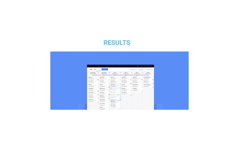 CRM Application screenshot 1